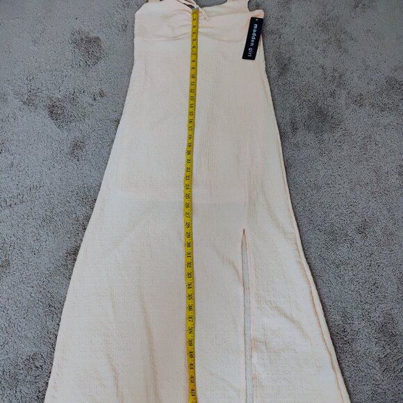 New Madden Girl Dress Sleeveless Maxi Peach Size: Large Junior - Picture 9 of 10